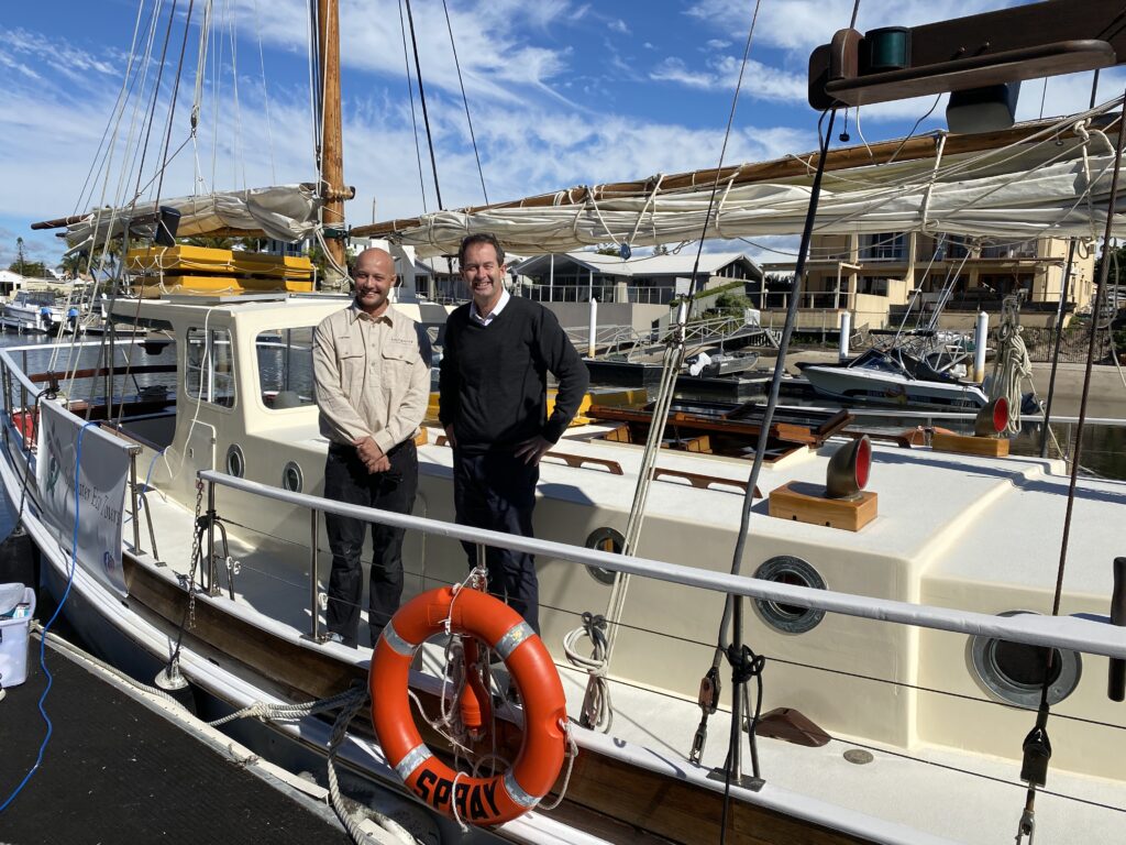 Andrew Wallace MP with Saltwater Eco Tours