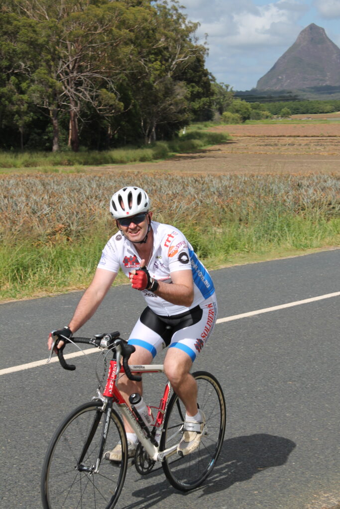Andrew Wallace MP on his Road Bike