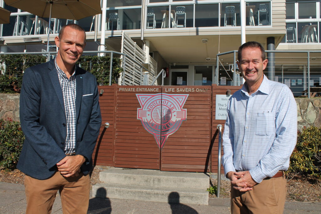 Andrew Wallace MP at Mooloolaba Surf Club