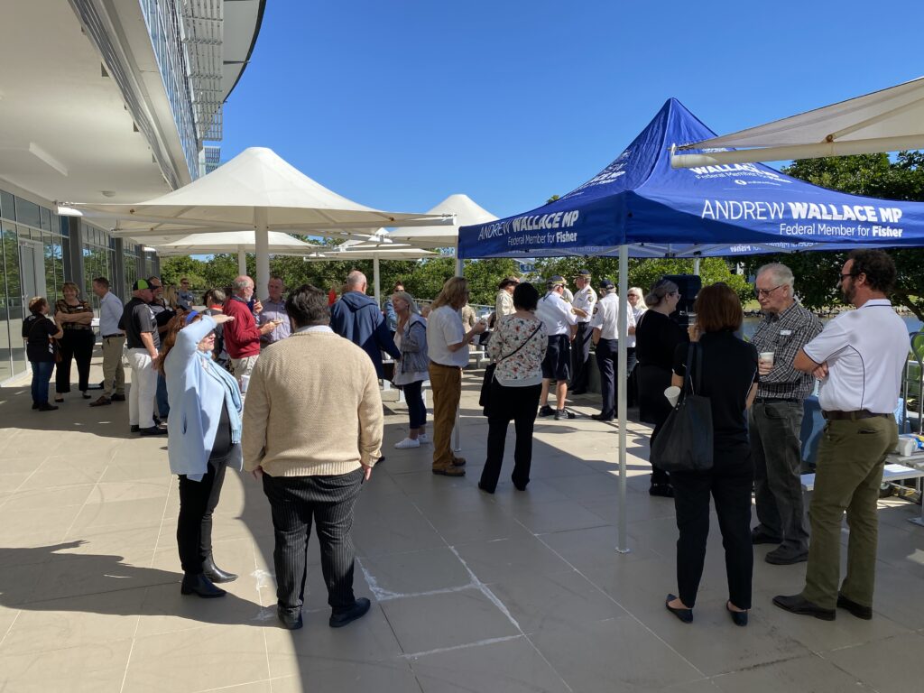 Andrew Wallace MP with volunteers